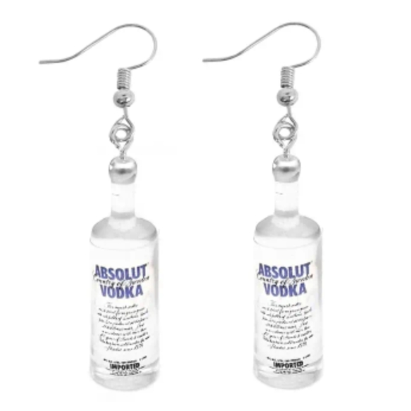 HOST PICK 💎 Absolut Vodka Novelty Hook Earrings - Picture 1 of 6